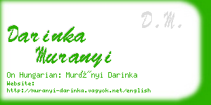 darinka muranyi business card